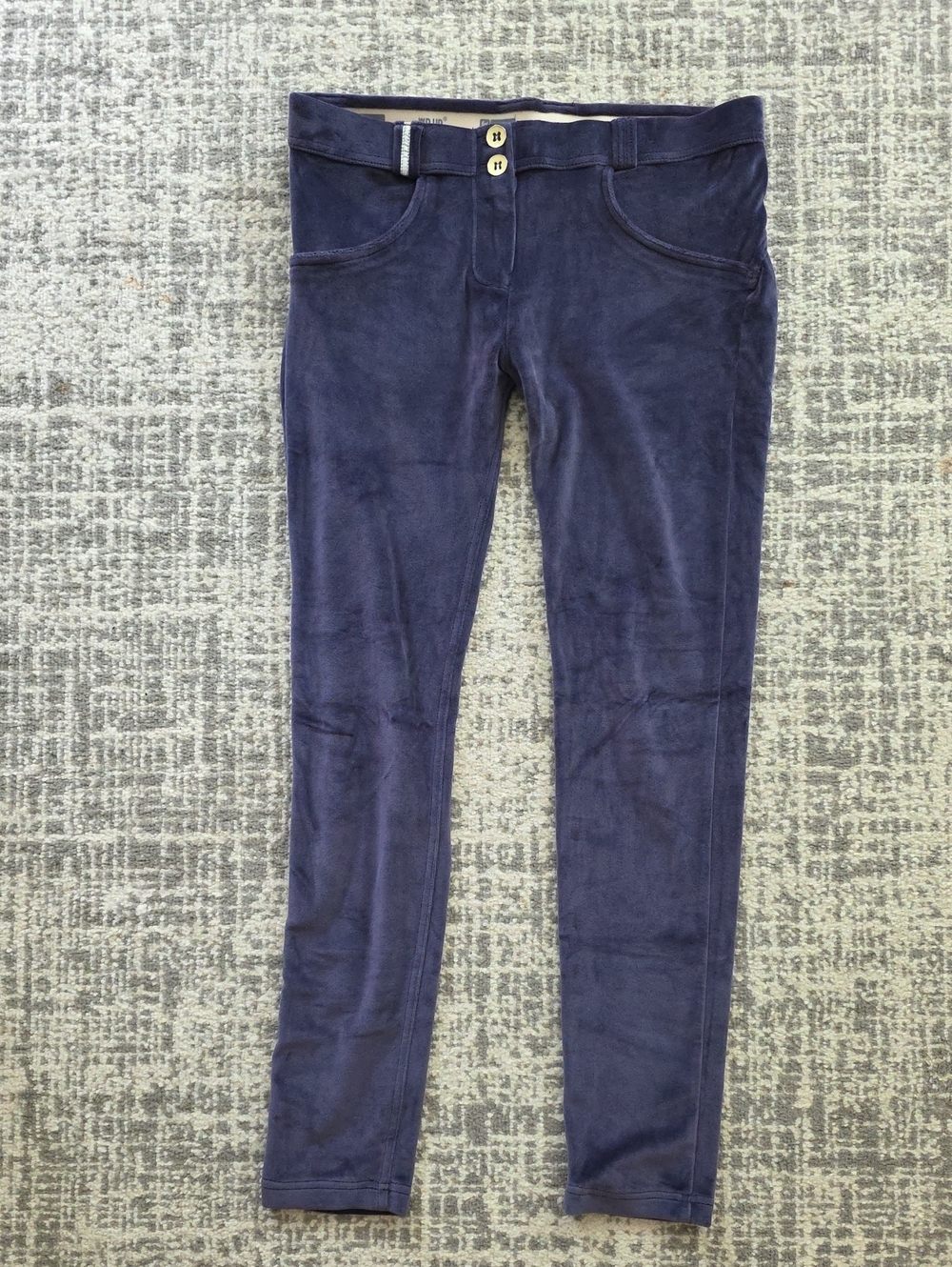 Freddy Navy Skinny Suede-Look Jeans